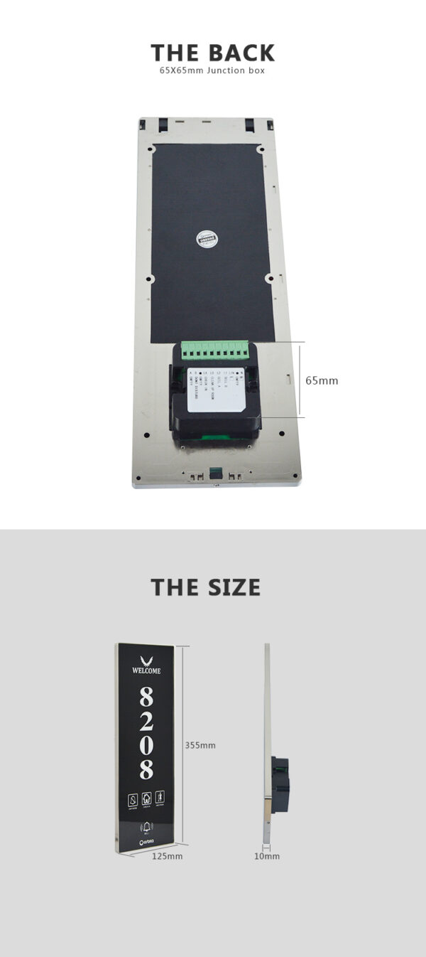 ORBITA DS-202HS Door Plate