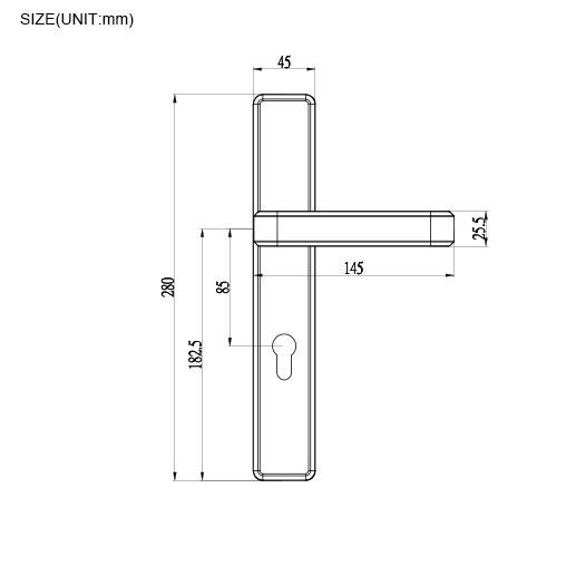 ORBITA Bathroom Lock B-403