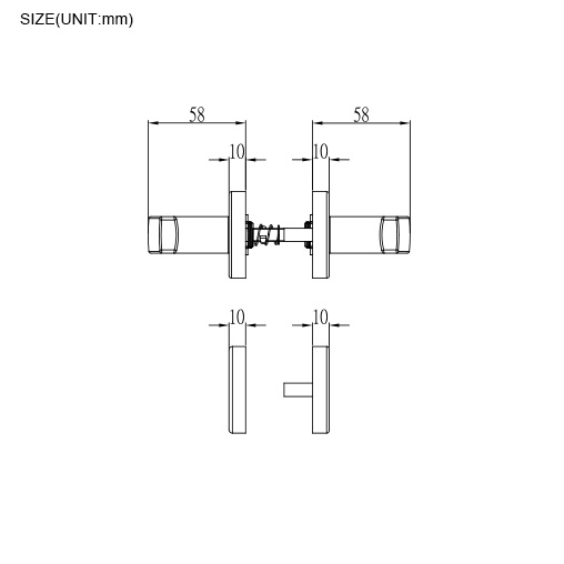 ORBITA Bathroom Lock B-306