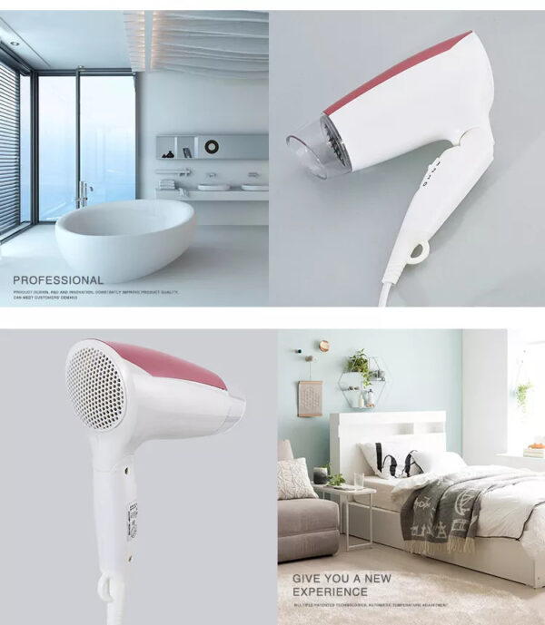 1-22062Q1220N26 HD-201 Folding 3 Speed Hair Dryer