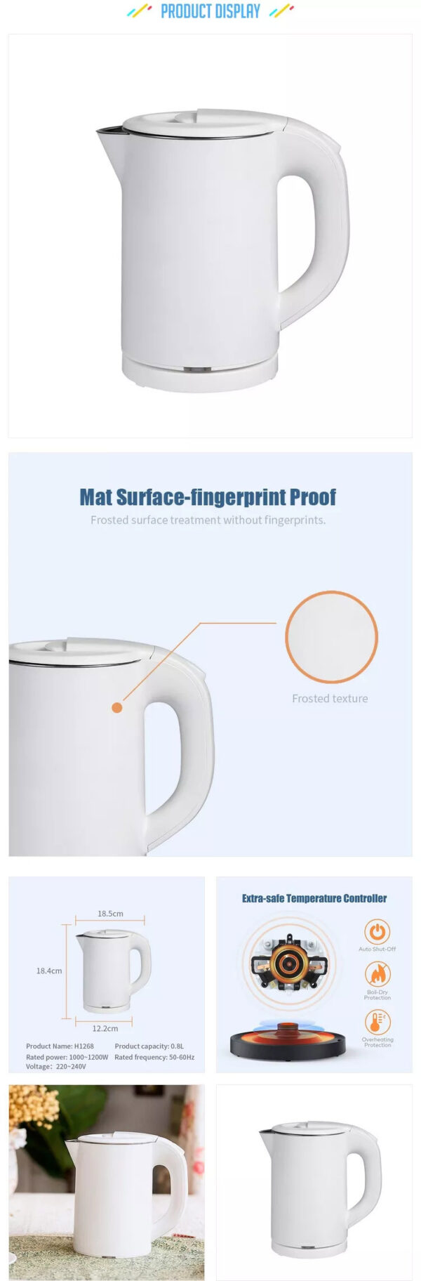 K82 electric hotel room kettle