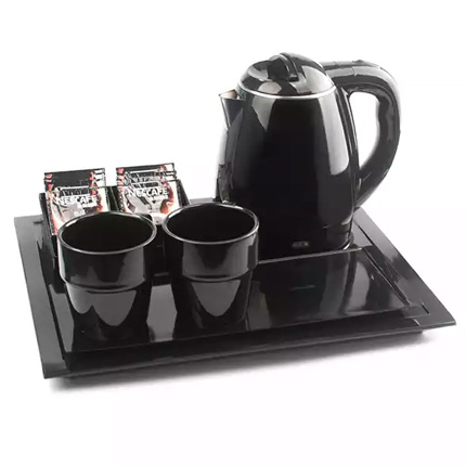 1-22062Q44515W9 TRAY-B electric kettle with tray set for hotel guest room