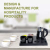 TRAY-K Welcome Tray with 0.6 litres Electrical Water Kettle for Hotel