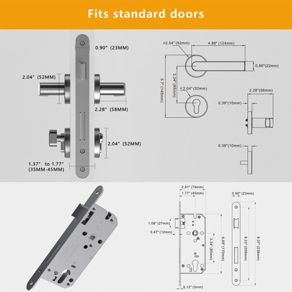 ORBITA Bathroom Lock B-306