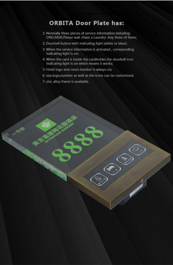 ORBITA DS-66Hz Door Plate