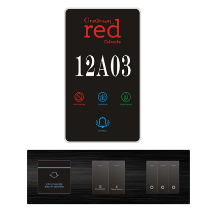 ORBITA Hotel Door Plate