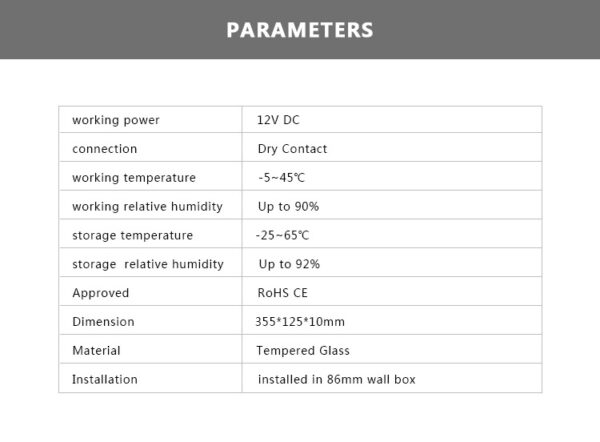 ORBITA DS-358HR Door Plate