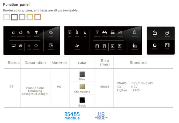 OBT-C2 MICRO-ACRYLIG SWITCH