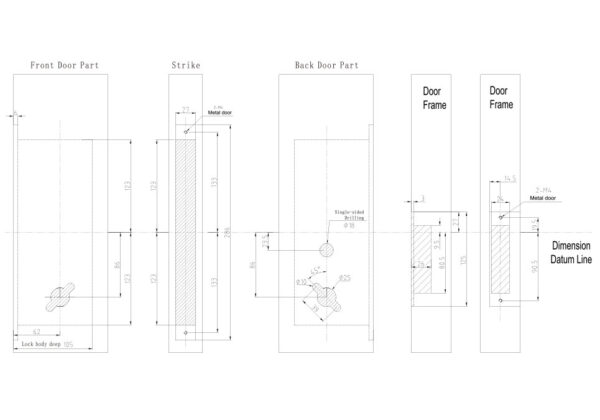 S3076 ORBITA hotel RFID lock