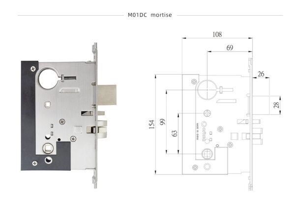 S3479A ORBITA hotel RFID lock