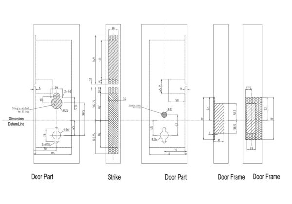 S3479A ORBITA hotel RFID lock