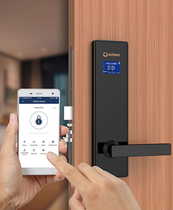 E4041 LCD smart electronic hotel lock