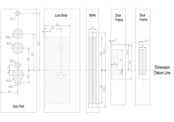 E4131 LCD hotel lock