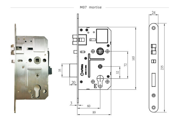 S4032G LCD luxury design hotel lock