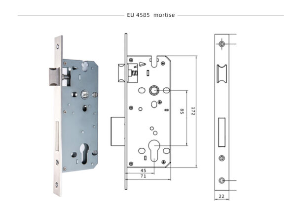 S3063P ORBITA Hotel door lock